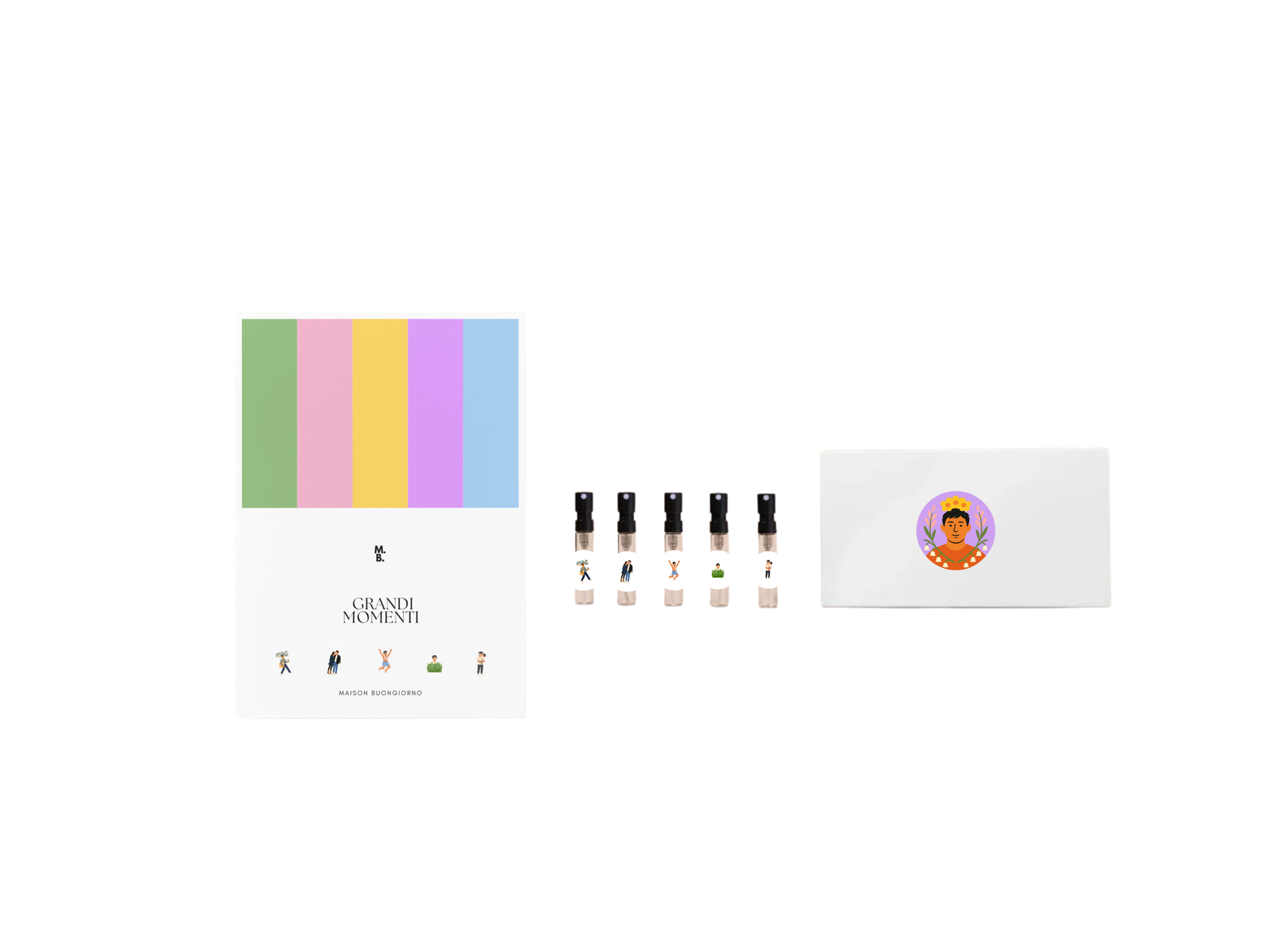 The Discovery Set — five fragrances in miniature